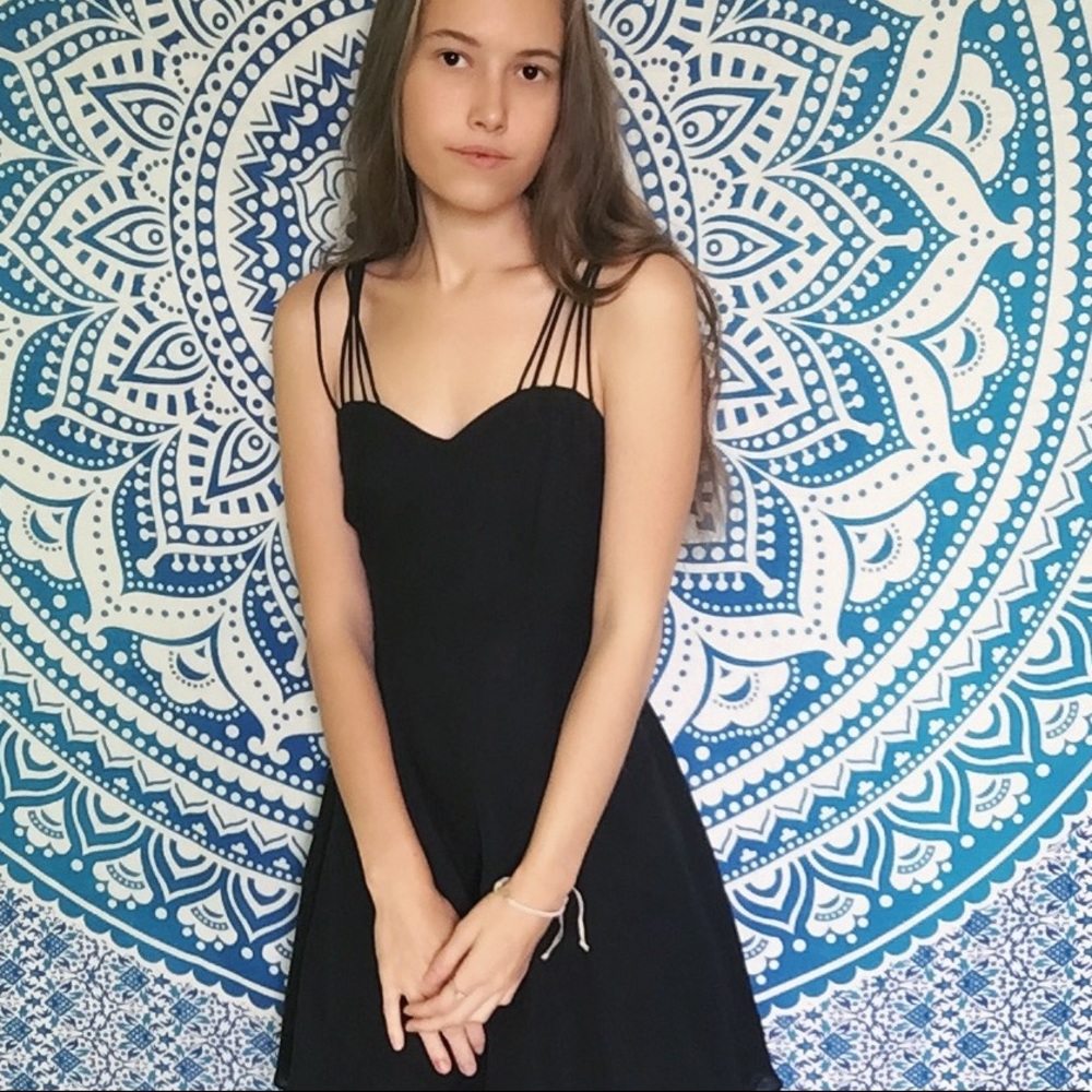 Black formal dress